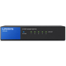 Комутатор Linksys LGS105 5xGE, Некерований Комутатор Linksys LGS105 5xGE, Некерований