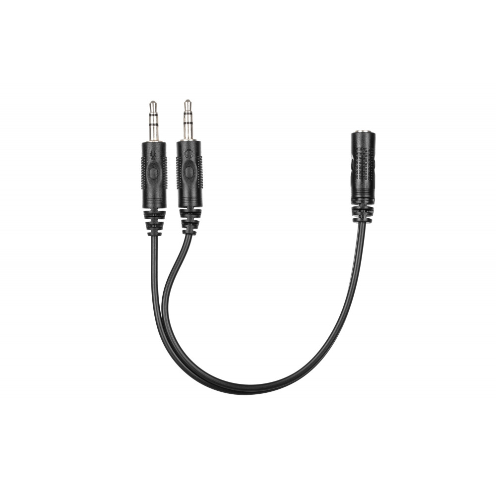 Гарнітура ПК моно On-ear 2E CH12 mini-jack, omni-mic, 1.2м, чорний
