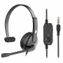 Гарнітура ПК моно On-ear 2E CH12 mini-jack, omni-mic, 1.2м, чорний