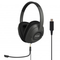 Гарнітура комп'ютерна стерео Over-Ear Koss SB42, USB, Uni Mic, 2.4м, сірий Гарнітура комп'ютерна стерео Over-Ear Koss SB42, USB, Uni Mic, 2.4м, сірий