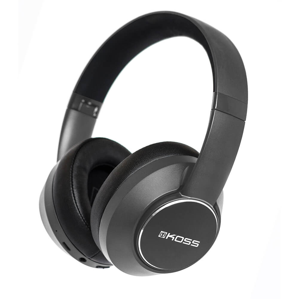 Навушники Over-Ear Koss BT740iQZ, BT 5.0, ANC, Wireless, Mic, Чорний