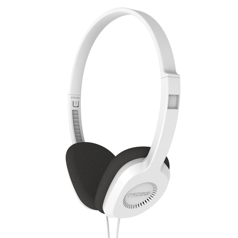Навушники On-Ear Koss KPH8w, 3.5 mini-jack, 1.2м, Білий