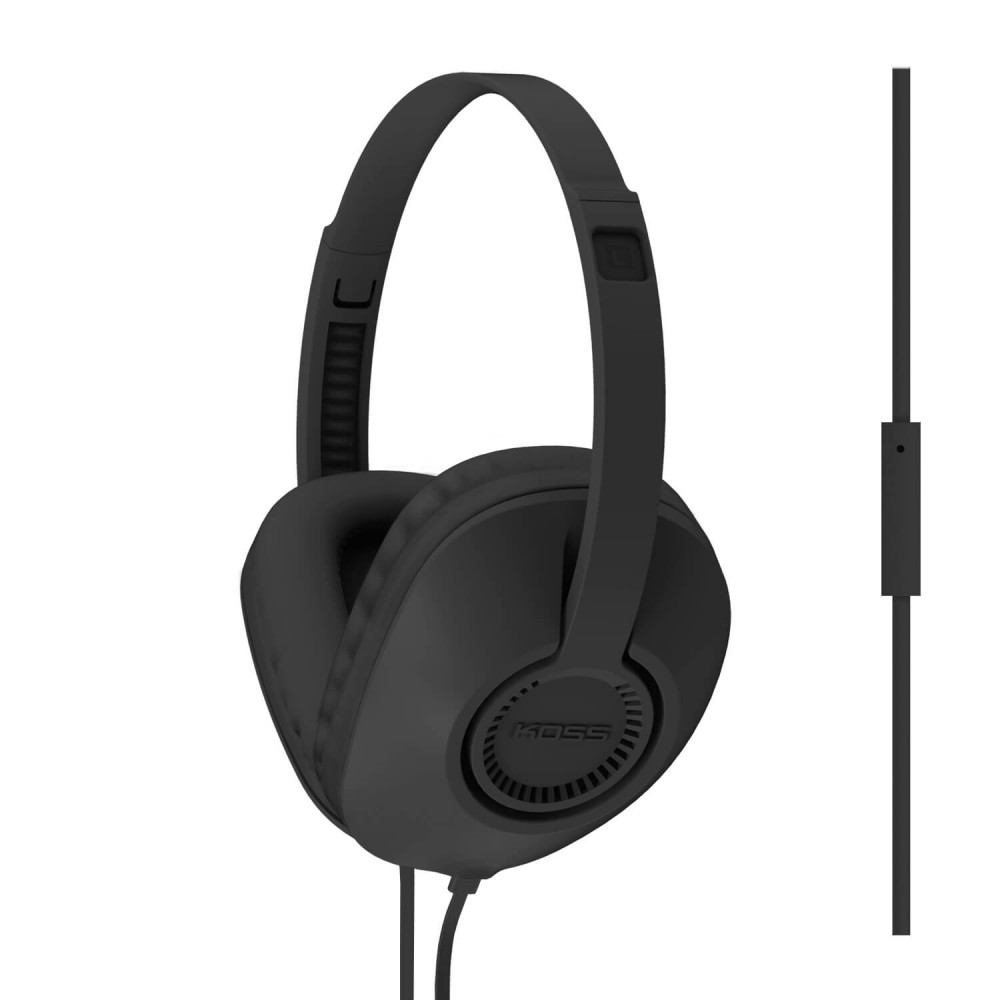 Навушники Over-Ear Koss UR23iK, 3.5 mini-jack, Mic, 1.2м, Чорний