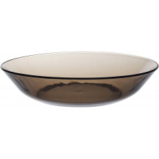 Тарілка глибока Lys Creole, 20.8см, скло, коричнево-світлий
