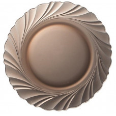 Тарілка обідня Beau Rivage Creole, 23.5см, скло, коричнево-світлий