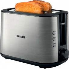 Тостер Philips WiWa Collection 950Вт, метал/пластик, чорний