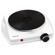 Плитка настільна Sencor електрична, конфорок - 1 на 1.5кВт, керування - мех., білий