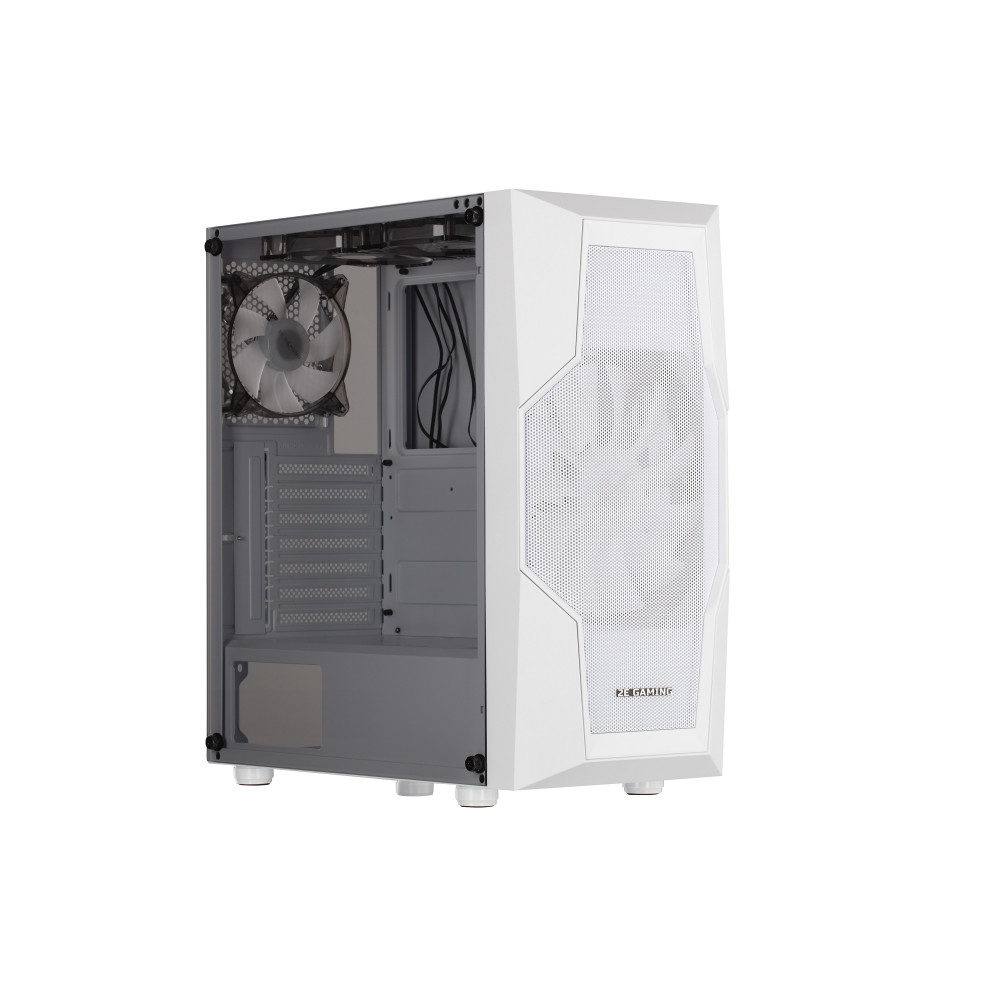 Корпус 2E GAMING Turbo G2057W без БЖ 2xUSB3.0, 1xUSB2.0, 1x200мм ARGB, 3x120мм ARGB, VGA 345мм, LCS ready, HUB, TG Side Panel, ATX, білий