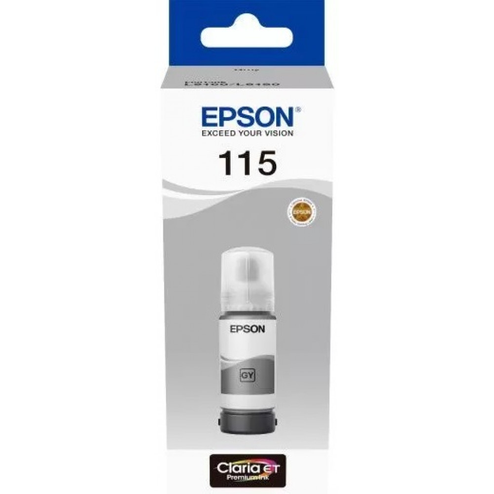 Контейнер з чорнилом Epson 115 EcoTank L8160/L8180 grey