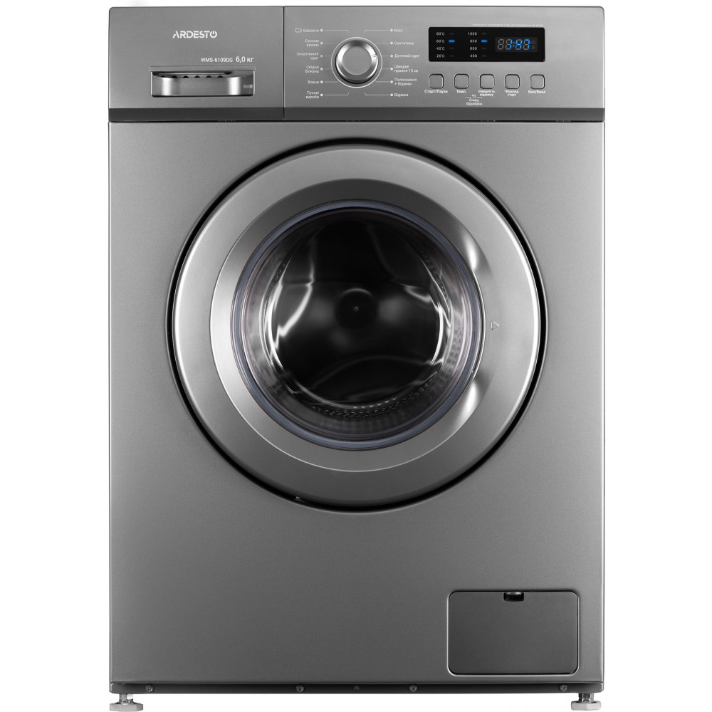 Пральна машина ARDESTO фронтальна, 6кг, 1000, А++, 44см, дисплей, сірий