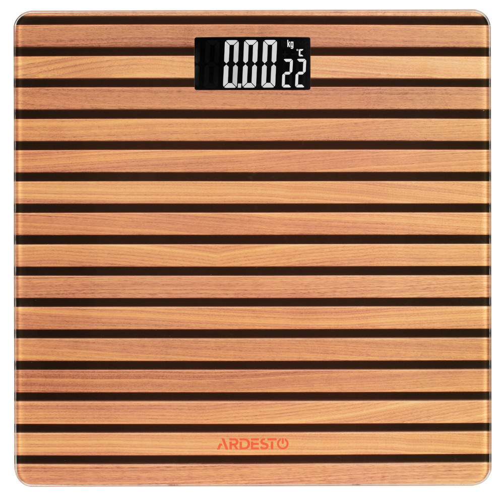 Ваги Ardesto підлогові Plank, 150кг, AAAx2 в комплекті, скло, багатокольорові