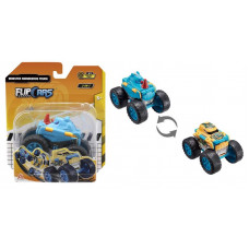 Машинка-трансформер Flip Cars 2в1 Монстр-трак Носоріг