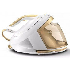 Праска-парогенератор Philips PerfectCare 8000 Series, 2700Вт, 1800мл, паровий удар -600гр, постійна пара - 170гр, нерж. сталь, біло-золотий Праска-парогенератор Philips PerfectCare 8000 Series, 2700Вт, 1800мл, паровий удар -600гр, постійна пара - 170гр, нерж. сталь, біло-золотий