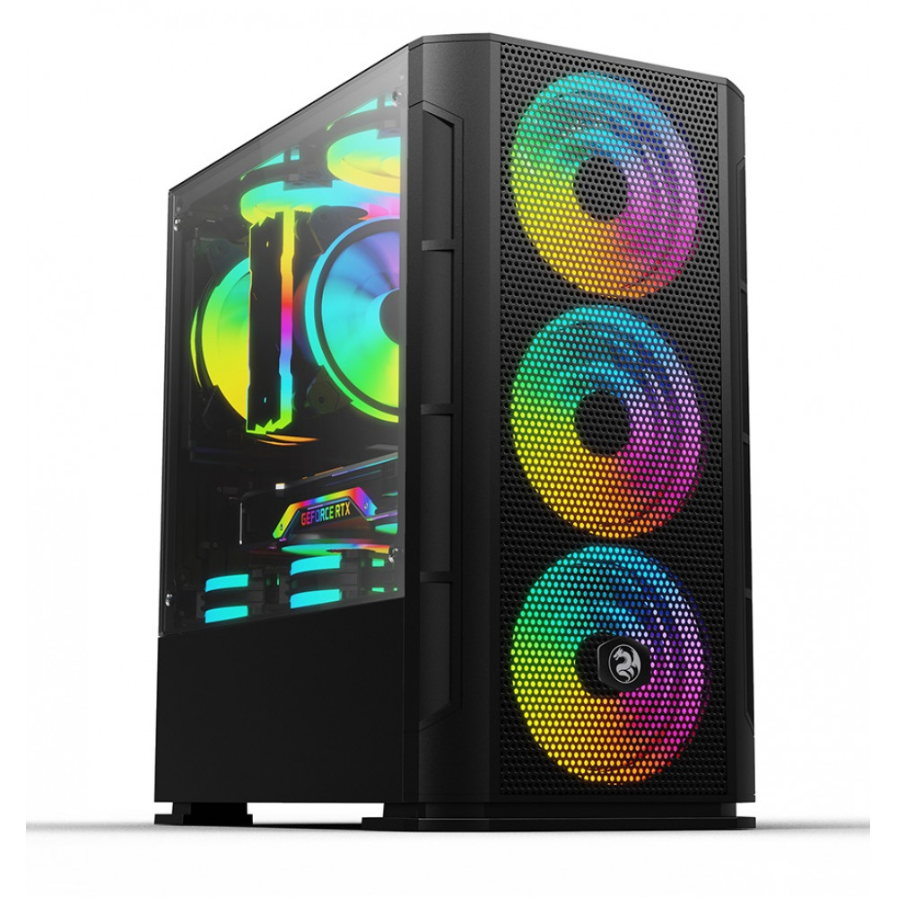 Комп’ютер персональний 2E Complex Gaming AMD R5-3600, 16Gb, F480GB+1TB, NVD3060-12, B450, GB700, 650W, Win11
