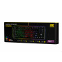 Клавіатура мембранна 2E GAMING KG355 87key, USB-A, EN/UA/RU, LED, чорний