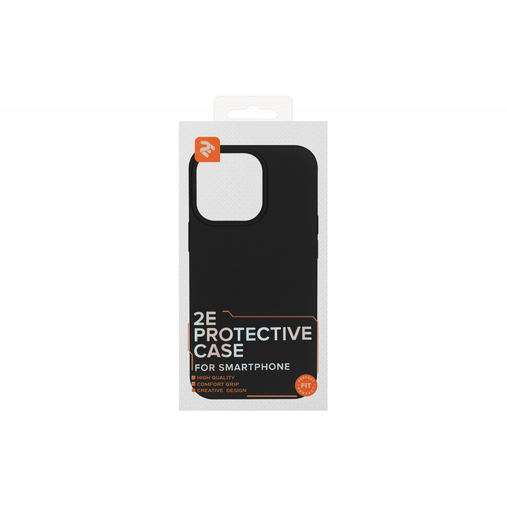 Чохол 2Е Basic для iPhone 13 Pro , Liquid Silicone,чорний