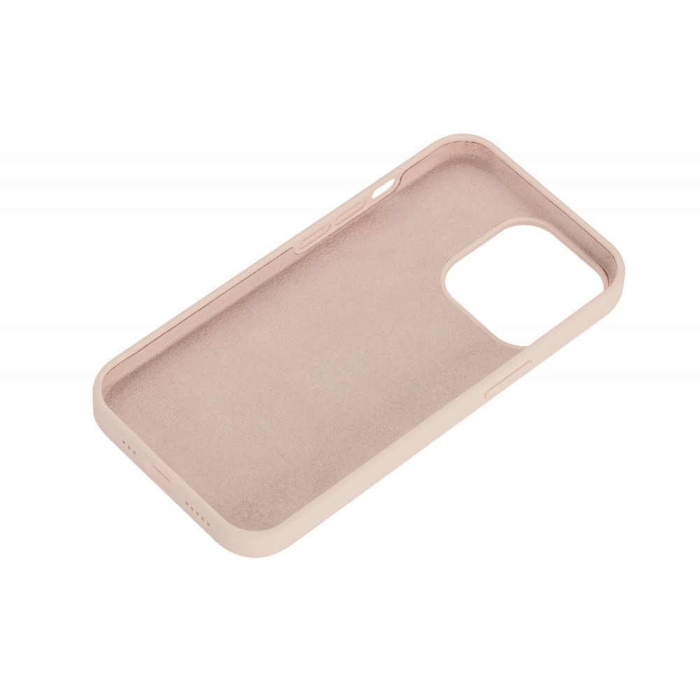 Чохол 2Е Basic для iPhone 13 Pro, Liquid Silicone, бежево-рожевий