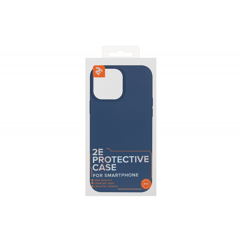 Чохол 2Е Basic для iPhone 13 Pro Max, Liquid Silicone, синій світлий