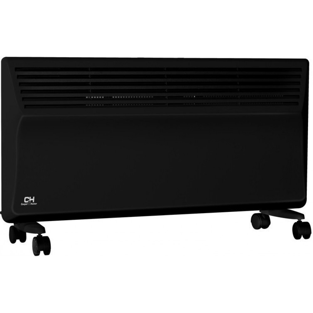Конвектор Cooper&Hunter, 25м2, 2000Вт, мех. упр-ння, закр. нагрів. елемент, IP24, чорний