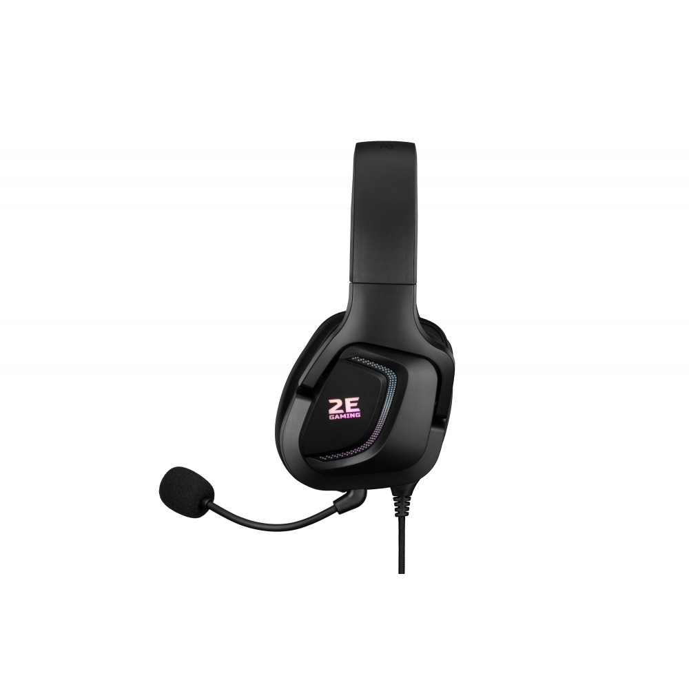 Гарнітура ігрова 2E GAMING HG340, 7.1, USB-A, RGB, 2м, чорний