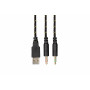 Гарнітура ігрова 2E GAMING HG340, mini-jack/dual 3.5мм, RGB, 2м, жовтий