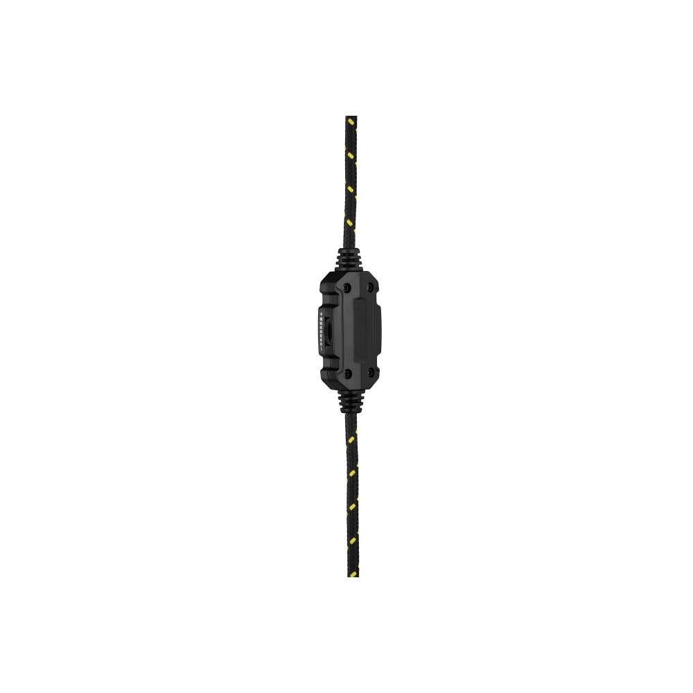 Гарнітура ігрова 2E GAMING HG340, mini-jack/dual 3.5мм, RGB, 2м, жовтий