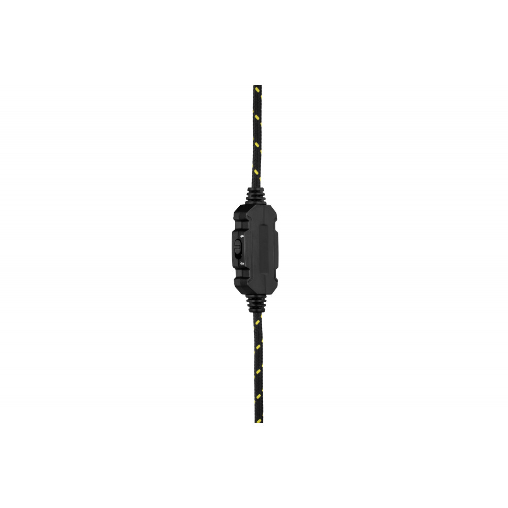 Гарнітура ігрова 2E GAMING HG340, mini-jack/dual 3.5мм, RGB, 2м, жовтий