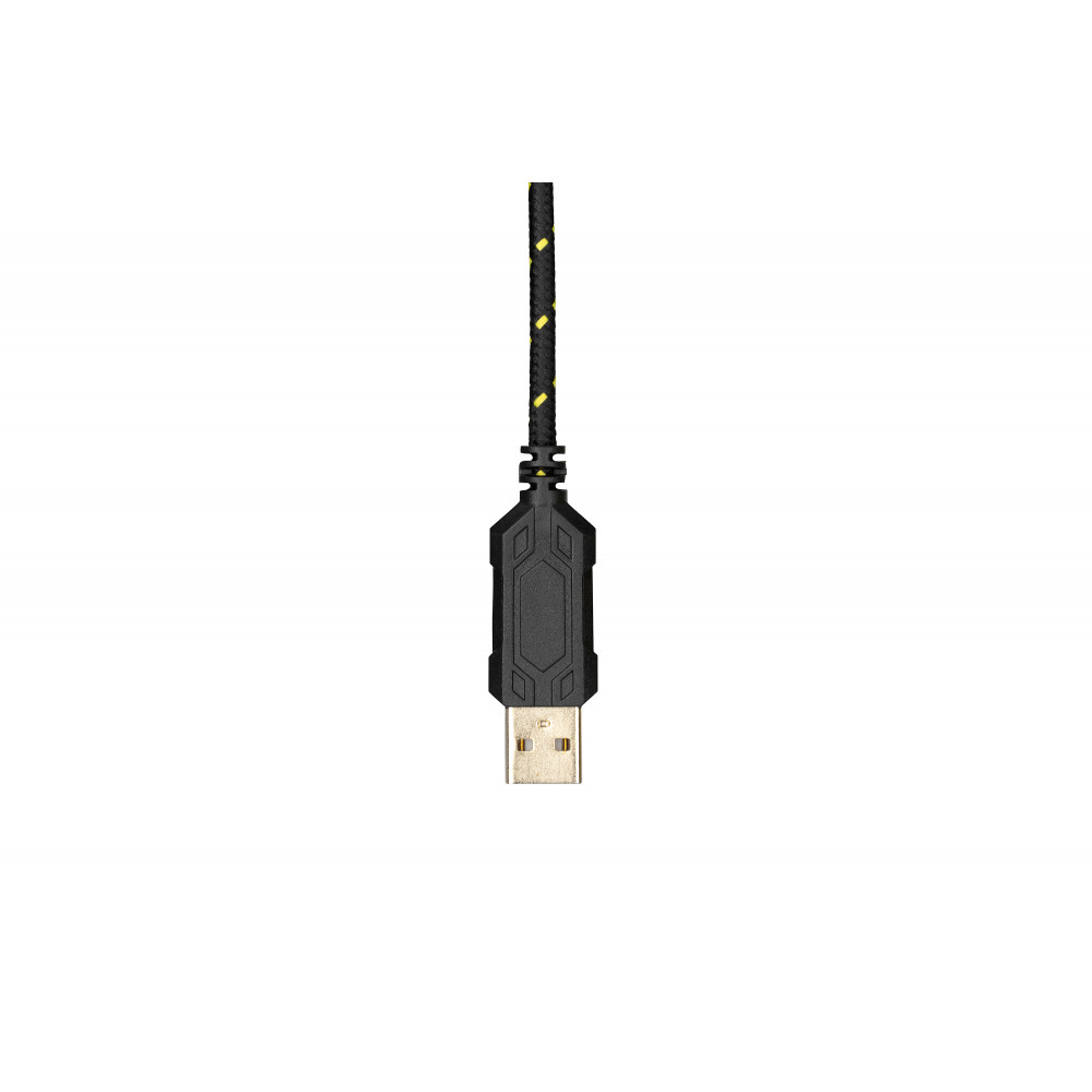 Гарнітура ігрова 2E GAMING HG340, 7.1, USB-A, RGB, 2м, жовтий
