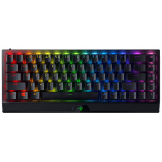 Клавіатура механічна Razer BlackWidow V3 Mini HyperSpeed 68key, Green Switch, USB-A/WL/BT, EN/RU, RGB, чорний