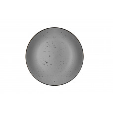 Тарілка десертна Ardesto Bagheria Grey, 19см, кераміка, сірий