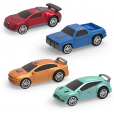 Набір машинок DRIVEN Turbocharge 4шт, блістер