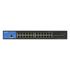 Комутатор Linksys LGS328C 24xGE, 4x10GE SFP+, Керований L2 Комутатор Linksys LGS328C 24xGE, 4x10GE SFP+, Керований L2