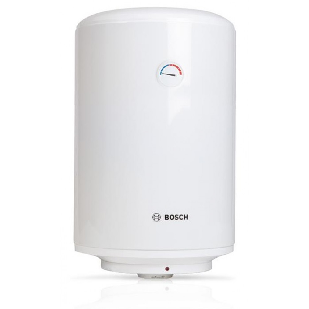 Водонагрівач електр. BOSCH круглий Tronic 2000, 80л, 2кВт, мех. кер-ння, C, білий
