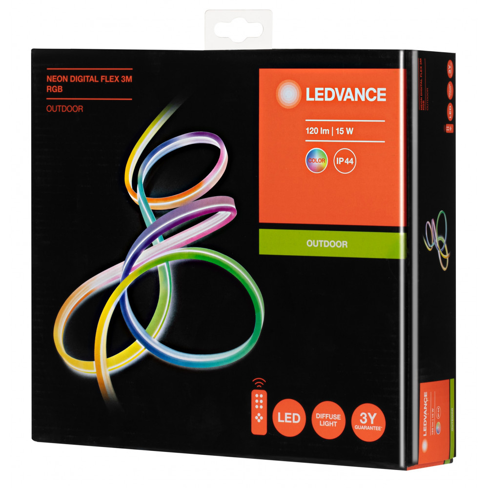 Світлодіодна стрічка LEDVANCE NEON DIGITAL FLEX кольорова, 3м