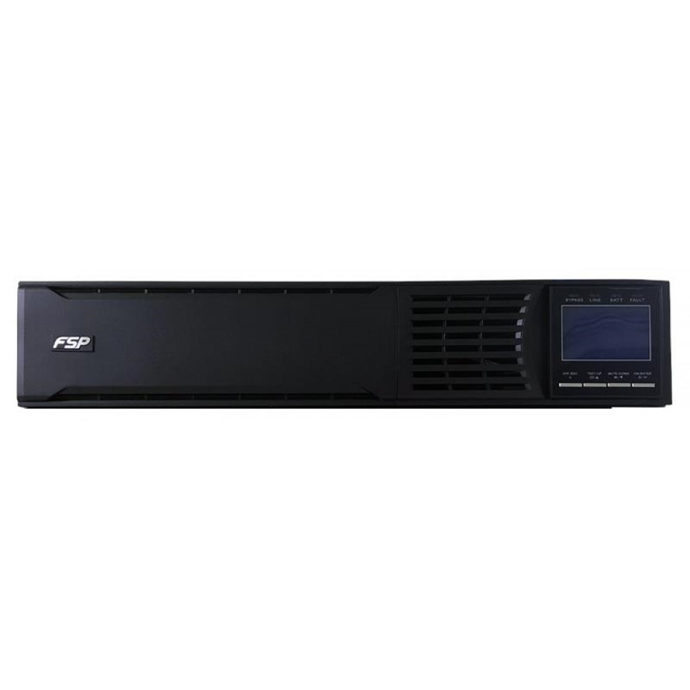 Джерело безперебійного живлення FSP Champ 6KL RM, 6kVA/5.4kW, RT2U, LCD, USB, Terminal in&out