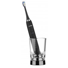 Щітка зубна електр. Ardesto, ETB-212CB, 40т. колив/хв, насадок-4, футляр, IPX7, чорний Щітка зубна електр. Ardesto, ETB-212CB, 40т. колив/хв, насадок-4, футляр, IPX7, чорний