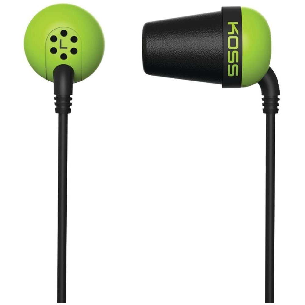 Навушники In-Ear Koss The Plug Noise Isolating, 3.5 mini-jack, Зелений