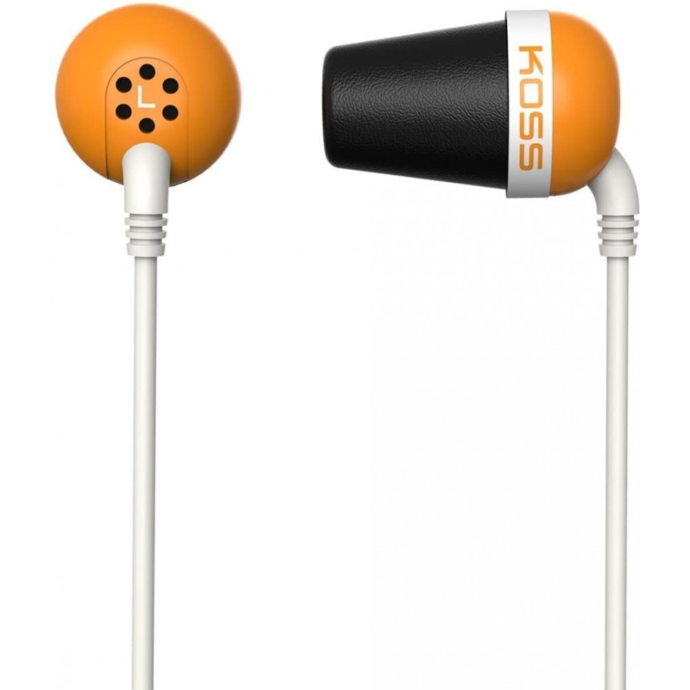 Навушники In-Ear Koss  The Plug Noise Isolating, 3.5 mini-jack, Помаранчевий