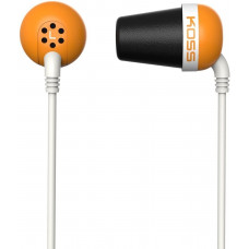 Навушники In-Ear Koss The Plug Noise Isolating, 3.5 mini-jack, Помаранчевий Навушники In-Ear Koss The Plug Noise Isolating, 3.5 mini-jack, Помаранчевий