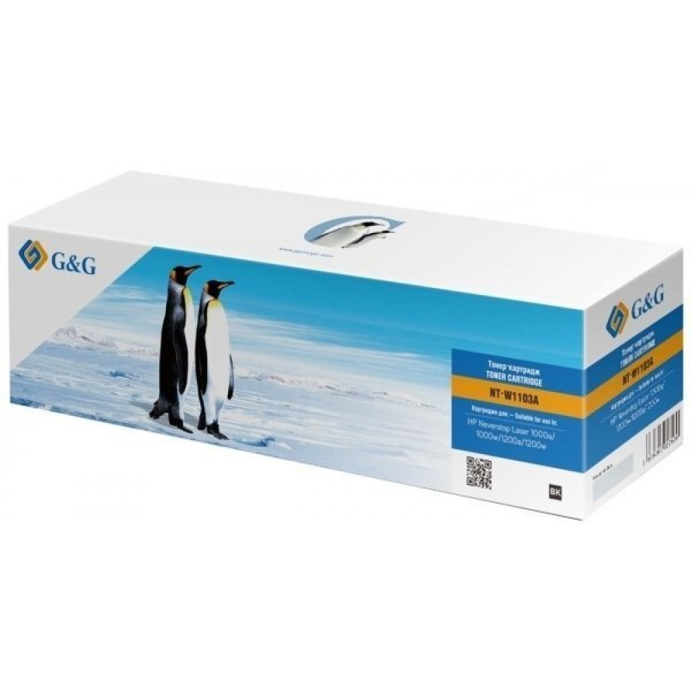 Тонер G&G до HP 103A Neverstop LJ 1000a/1000w/1200a/1200w