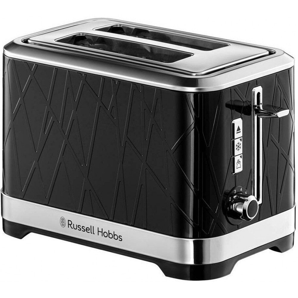 Тостер Russell Hobbs Structure, 1050Вт, пластик, чорний