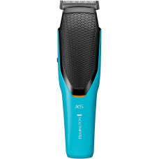 Машинка для стрижки Remington Power X Series X5, мережа+акум., роторний мотор, насадок-4, сталь, чорно-бірюзовий