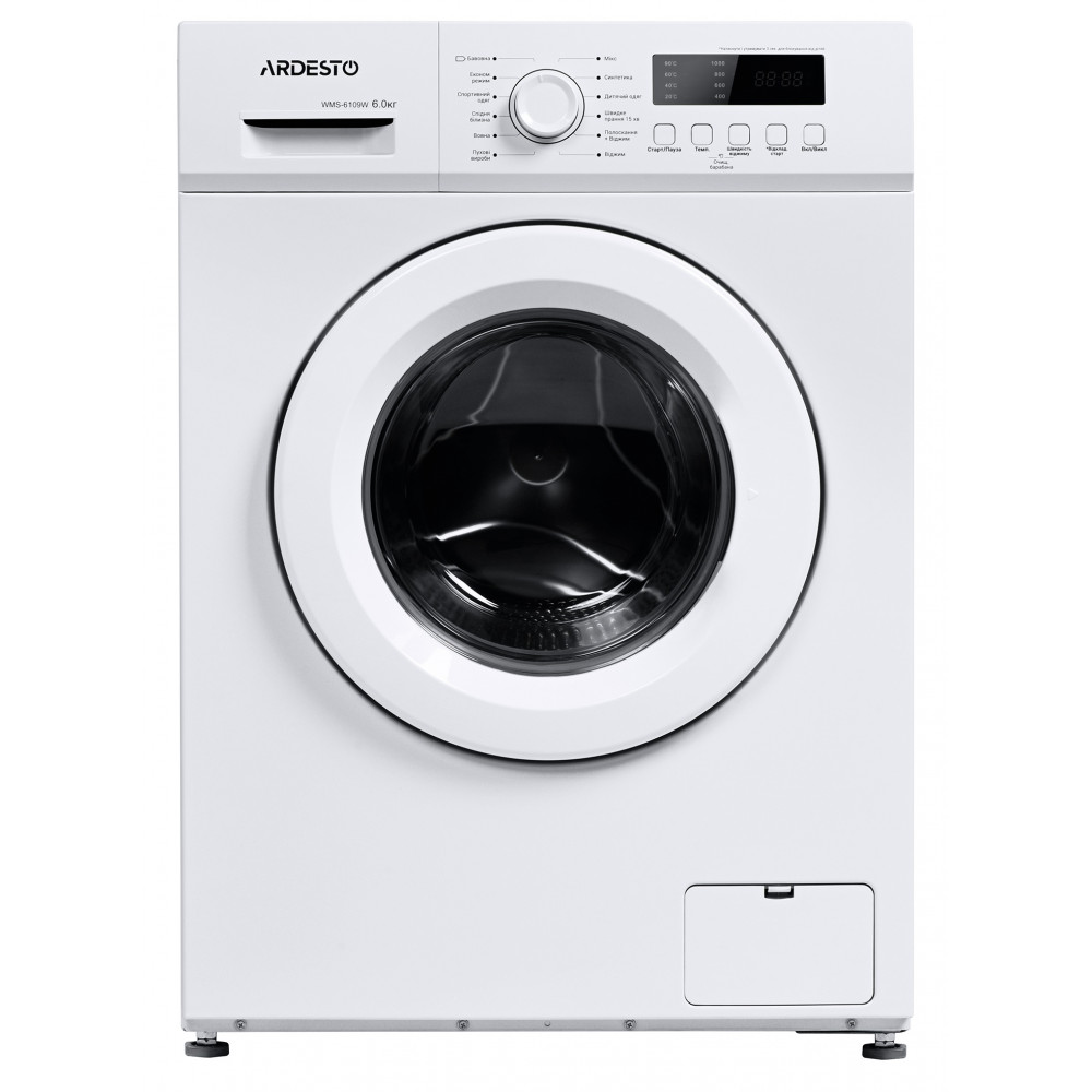 Пральна машина ARDESTO фронтальна, 6кг, 1000, А++, 44см, дисплей, білий