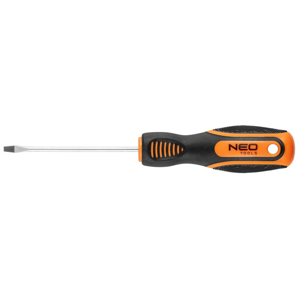 Викрутка Neo Tools плоска, SL3x75мм, сталь CrV