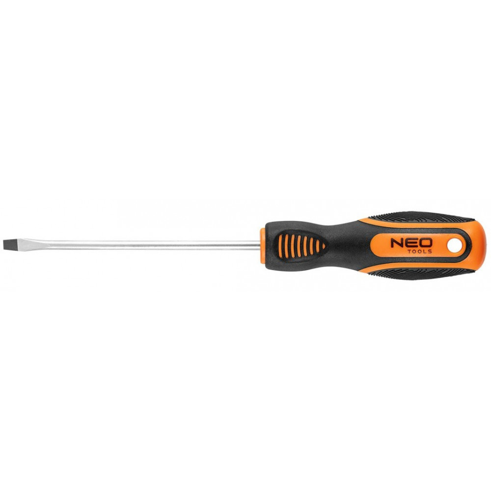 Викрутка Neo Tools плоска, SL4x100мм, сталь CrV