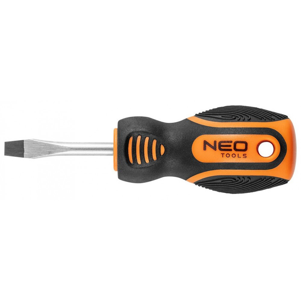 Викрутка Neo Tools плоска, SL5.5x38мм, сталь CrV