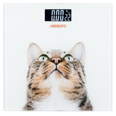 Ваги Ardesto підлогові Cat, 150кг, AAAx2 в комплекті, скло, багатокольорові