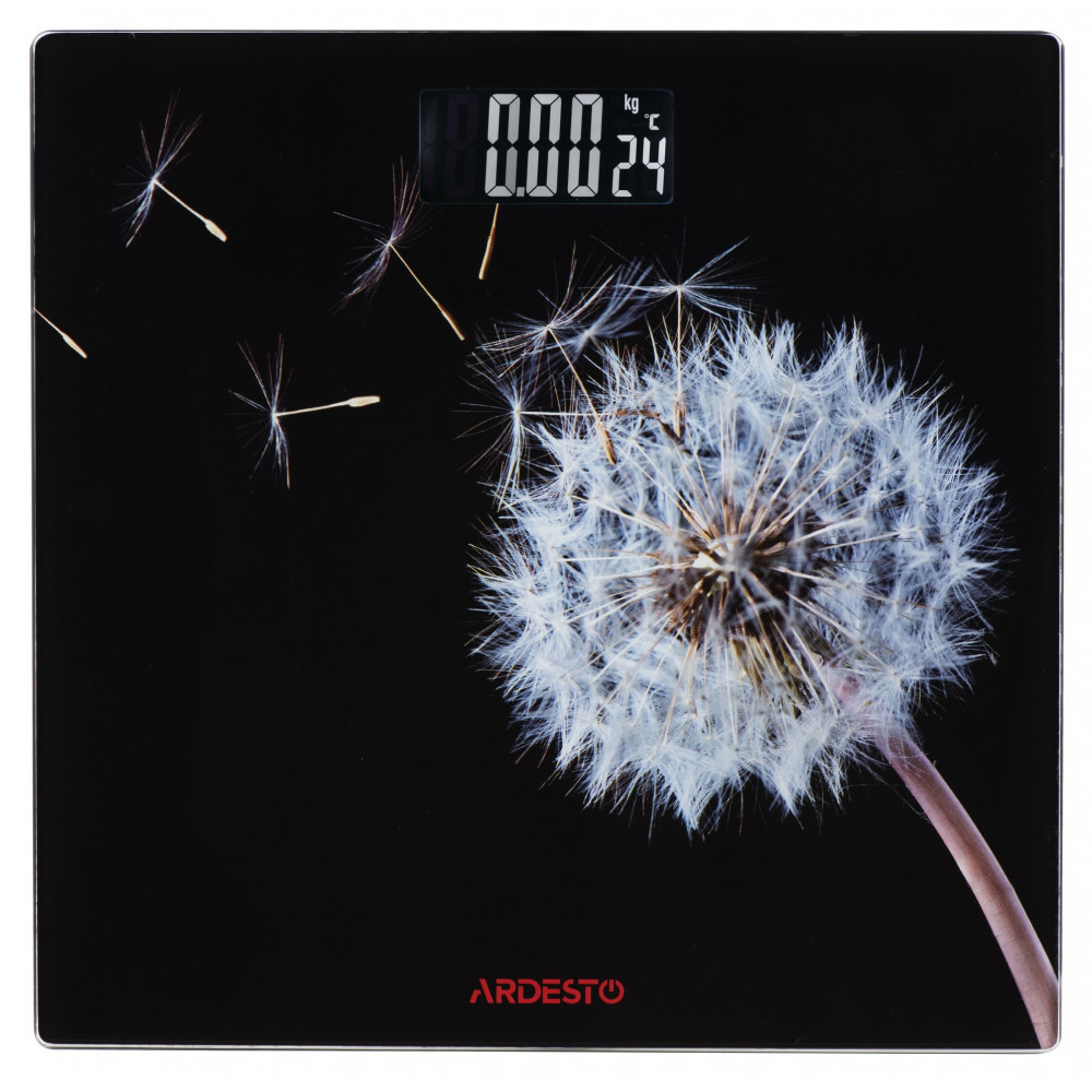 Ваги Ardesto підлогові BL, 150кг, AAAx2 в комплекті, скло, багатокольорові