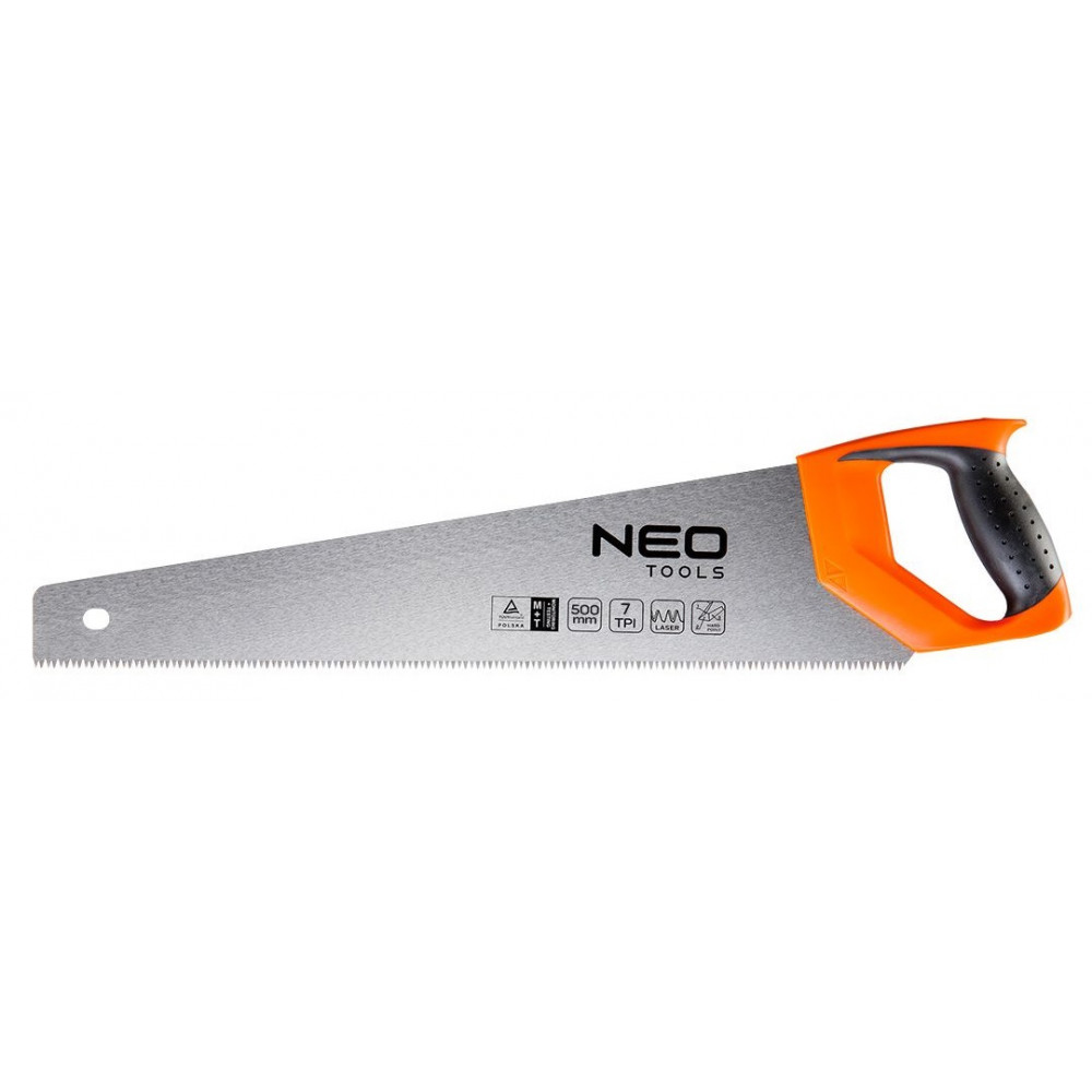 Ножівка по дереву Neo Tools, 500мм, 7TPI
