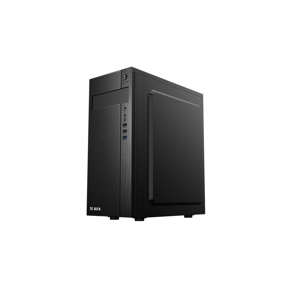 Корпус 2E Alfa E185 без БЖ 1xUSB3.0, 2xUSB2.0, VGA 310мм, ATX, чорний